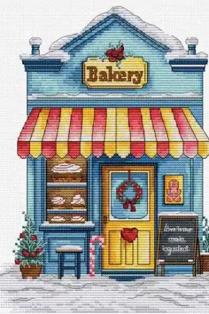 kit ricamo a punto croce - Pasticceria - Luca-S Pagamento Sicuro