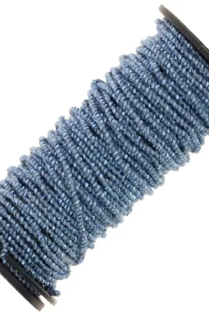Fil métallisé Petite Facets Kreinik pour la broderie 0.9mm Bleu ciel (014) x3m Prezzo Scontato