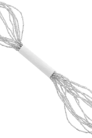 Compra Adesso Fil métallisé Petite Facets Kreinik pour la broderie 1.3 mm Silver (001) x2.5m