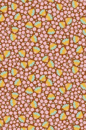 Compra Online Tilda Wallflower Bellflower Mulberry, Tessuto Viola Gelso Campanule