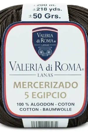 Ultima Occasione Valeria di Roma Mercerizado 5 Egipcio