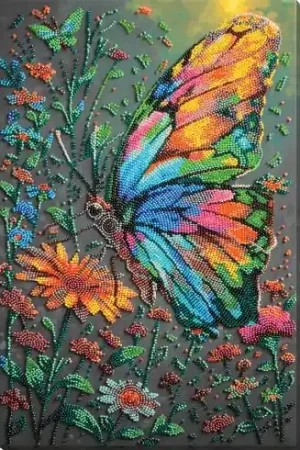 Kit di ricamo con perline - Sfumature estive - Abris Art Economico