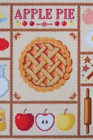 kit ricamo a punto croce - Torta di mele - Abris Art Direttamente Dal Produttore