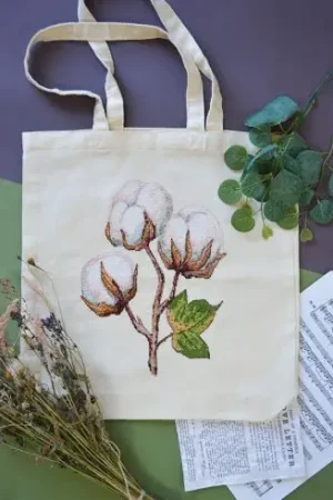 Kit borsa da ricamare - Leggerezza dell'essere - Abris Art Affare