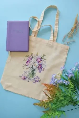 Kit borsa da ricamare - Tenera primavera - Abris Art Di Tendenza