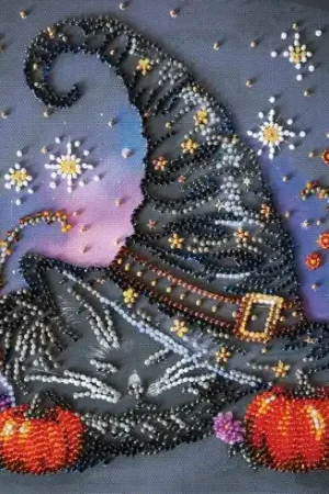 Kit di ricamo con perline - Il sogno della strega - Abris Art Nuova Collezione