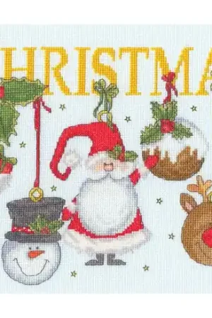 Compra Adesso kit ricamo a punto croce - È Natale - Bothy Threads