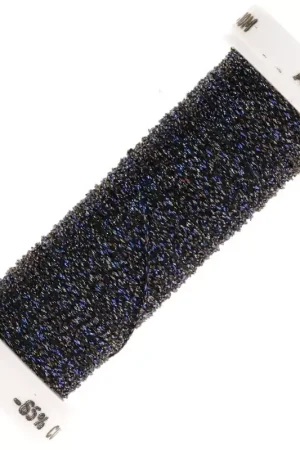 Acquista Ora Fil à broder métallisé tressé 4 Au ver à soie - Bleu Nuit Brun (060) x10m