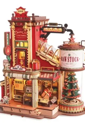 Sconto Puzzle meccanico in legno 3D - Il laboratorio magico dei regali - ROKR