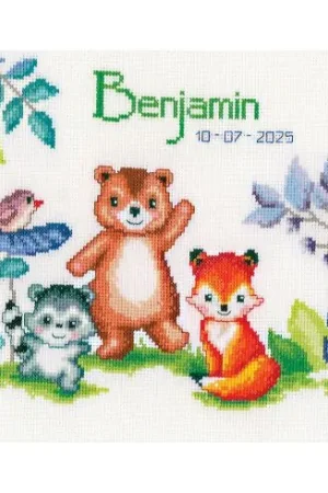 kit ricamo a punto croce - Animali - Vervaco Direttamente Dal Produttore