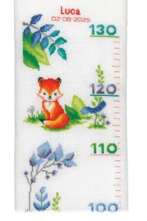 Direttamente Dal Produttore Kit di metri crescita da ricamo - Animali - Vervaco