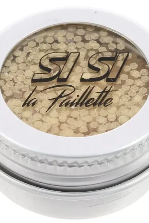 Paillettes biodégradables Si Si la Paillette - Or Pâle Moyennes - Doré x5ml Saldi