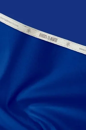 Kona Cotton Riviera, Tessuto Blu Mare Tinta Unita - Robert Kaufman Spedizione Gratuita