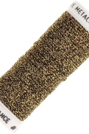 Scelto Dai Clienti Fil à broder métallisé tressé 16 Au ver à soie pour broderie Antique Gold 004 x10m