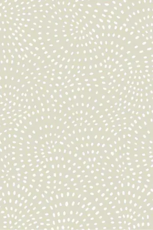 Promozione Esclusiva Tessuto per Retro Mandorla con motivo a onde di piccoli semi panna - Twist Wide Almond