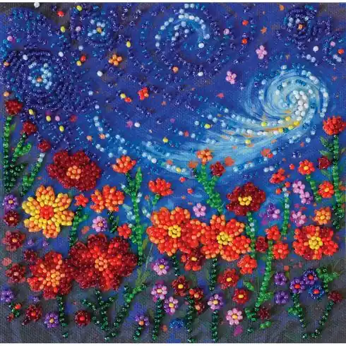 Kit di ricamo con perline - Sogno di una notte di mezza estate - Abris Art Prezzo Basso