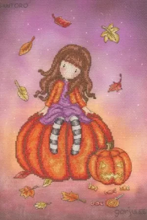 Reso Gratuito kit ricamo a punto croce - zucca - Bothy Threads