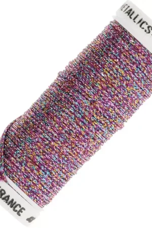 Compra Online Fil à broder métallisé tressé 16 Au ver à soie - Fuchsia Turquoise (042) x10m
