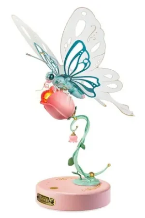Super Prezzo Puzzle meccanico 3D - Farfalla meccanica rosa - ROKR