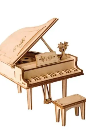 Puzzle in legno 3D - Piano - ROKR Pagamento Sicuro