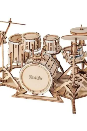 Puzzle in legno 3D - batteria - ROKR Prezzo Di Fabbrica