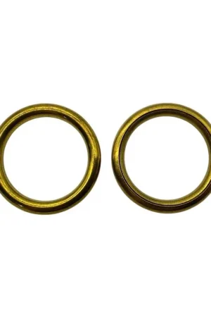 Pagamento Sicuro Anelli in Ottone Set da 2 Pezzi (Ø 20/18 mm)
