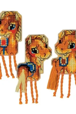 Kit di ornamenti da ricamare - Magneti cavalli - Riolis Compra Adesso