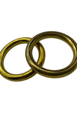 Novità Anelli in Ottone Set da 2 Pezzi (Ø 30/24 mm)