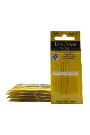 Nuovo Arrivo 4 Aghi Infilaperle John James Misura 13 Beading