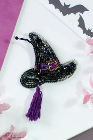 Promozione Esclusiva Kit di ricamo con perline - Cappello da strega - Abris Art