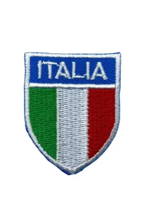 Applicazione Termoadesiva Scudetto Italia 3 × 3,5 cm A Buon Prezzo