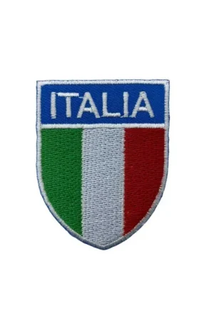 Applicazione Termoadesiva Scudetto Italia 4,3 × 5,5 cm Promozione
