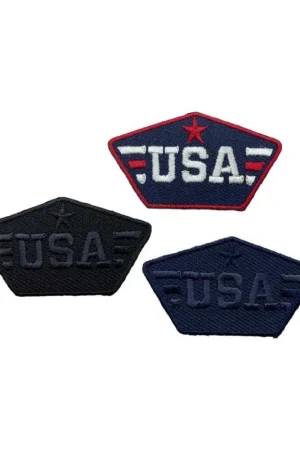 Saldi Applicazione Termoadesiva USA 5,3 × 3 cm