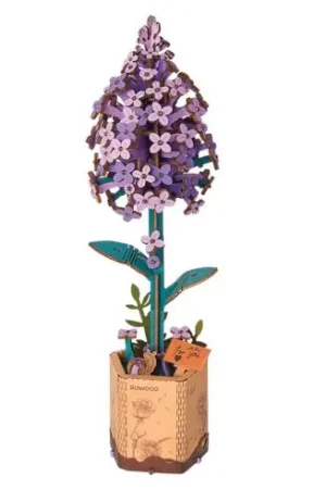 Non Perdere Puzzle in legno 3D - Lillà - ROWOOD