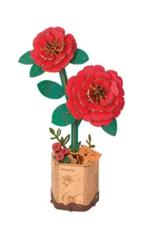 Ordina Subito Puzzle in legno 3D - Camelia rossa - ROWOOD