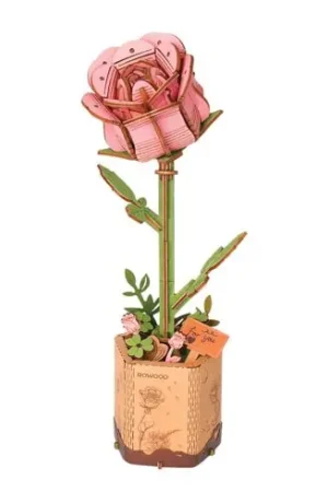 Compra Online Puzzle in legno 3D - rosa - ROWOOD