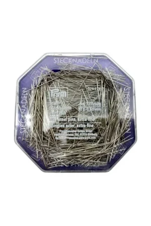 Vendita Finale Prym Spilli N7 in Acciaio Extra Fini 32 mm 50 Gr Spilli da Sartoria Professionali Flessibili