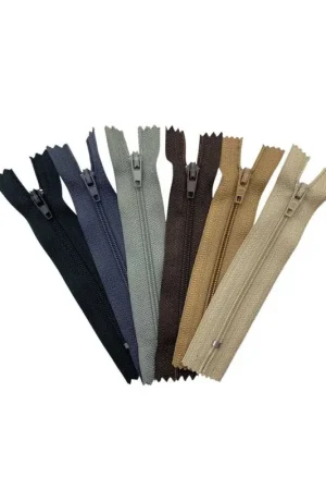 Cerniera a Spirale in Nylon Catena 3 Lunghezza 10 cm Cursore in Metallo Fissa Economico