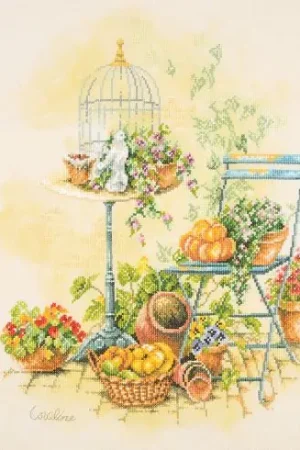 kit ricamo a punto croce - Liberato dalla gabbia - Lanarte Direttamente Dal Produttore