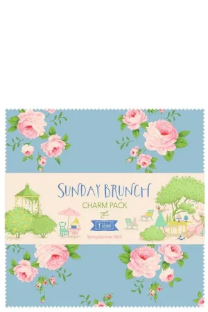 Tilda Sunday Brunch, 40 Charm Pack 2 per Collezione Intera Saldi