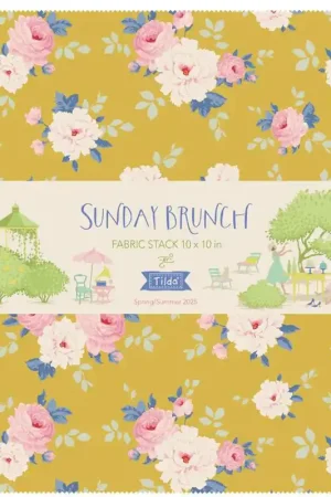 Compra Adesso Tilda Sunday Brunch, 40 Fabric Stack 2 per Collezione Intera