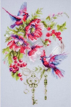 kit ricamo a punto croce - Chiavi della felicità - Magic Needle Nuovo Arrivo