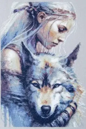 Prezzo Scontato kit ricamo a punto croce - Anime unite - Magic Needle