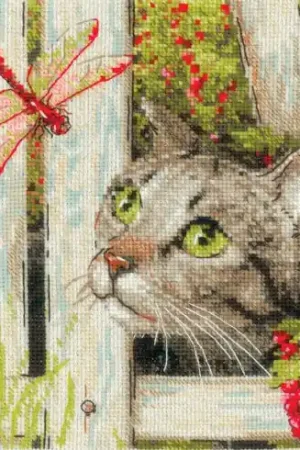 kit ricamo a punto croce - Chi sei? - Riolis Ultima Occasione