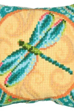 Consegna Rapida Kit cuscino fori grossi - Libellula - Vervaco