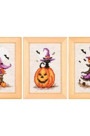 kit ricamo a punto croce - Halloween - Vervaco Scelto Dai Clienti