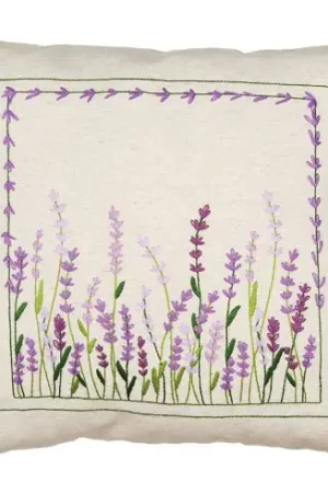 Kit cuscino da ricamo - Lavanda - Vervaco Promo Stagionale