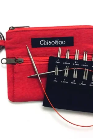 Nuova Collezione Set di ferri circolari intercambiabili Mini Twist Shorties - ChiaoGoo