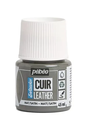 Bestseller Peinture Setacolor Cuir Mat-Satiné - Gris béton (n°22) x45ml