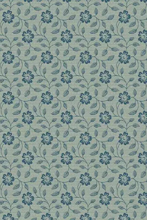 Andover Fabrics, Morning Glory Blue, Secret Stash Collection- Tessuto Azzurro polvere con rametti e fiori blu Più Venduto